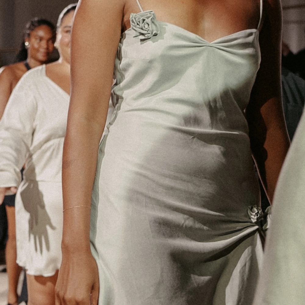 Djerf Avenue Remake Dream Dress Mini Pebble